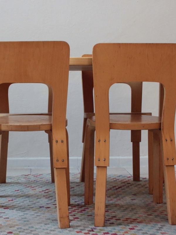 Table et chaises aalto