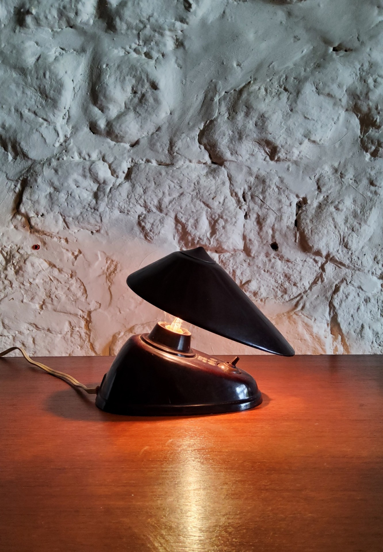 Vintage lampe bakelite