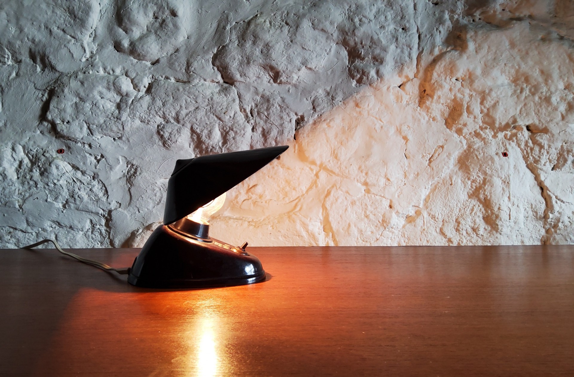 Vintage lampe bakelite